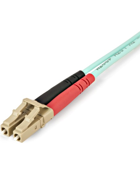 Cable de 10m de Fibra Óptica Dúplex Multimodo MTP(F)/PC a 4x LC/PC Multiconector OM3 - OFNP - Tipo A 8F - 50/125µm LOMMF - Rede
